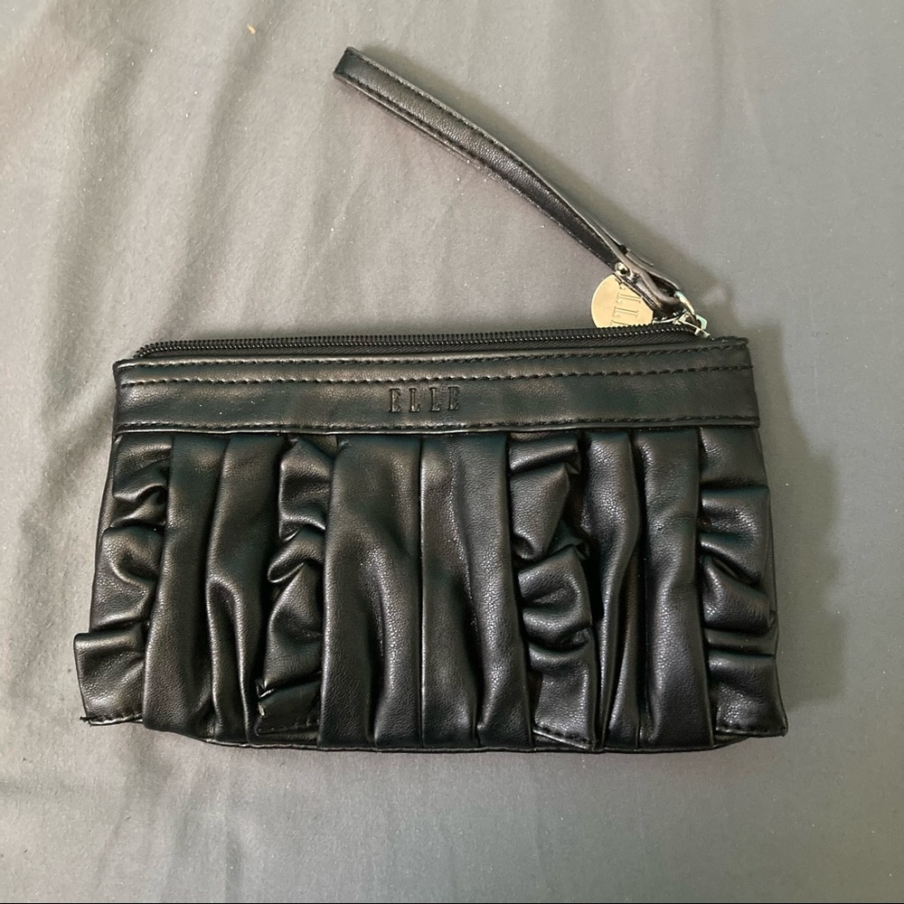 ELLE Brand Ruffle Clutch
